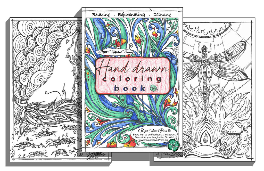 Hand-Drawn Coloring Packet – Original Collection