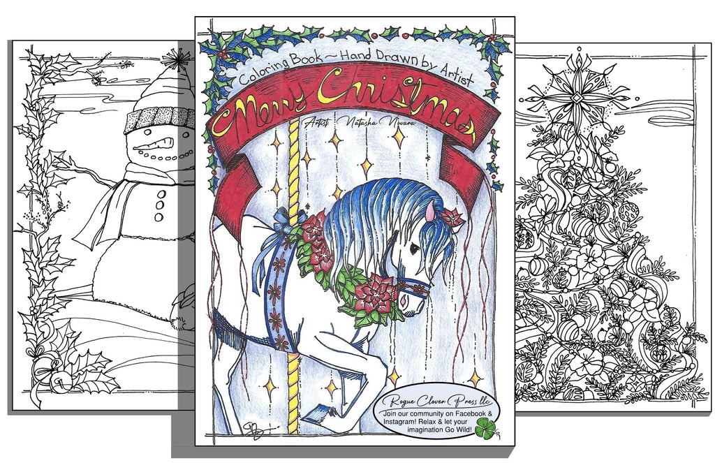 Hand-Drawn Christmas Coloring Packet